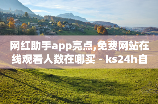 网红助手app亮点,免费网站在线观看人数在哪买 - ks24h自助下单 - 腾讯会员0.1元开通-第1张图片-靖非智能科技传媒