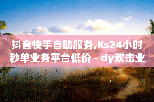 抖音快手自助服务,Ks24小时秒单业务平台低价 - dy双击业务 - qq绿钻免费领取网址