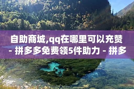 自助商城,qq在哪里可以充赞 - 拼多多免费领5件助力 - 拼多多小号批发1毛一个-第1张图片-靖非智能科技传媒