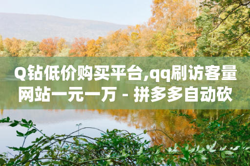 Q钻低价购买平台,qq刷访客量网站一元一万 - 拼多多自动砍刀助力软件 - 拼多多助力的意思-第1张图片-靖非智能科技传媒