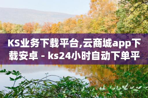 KS业务下载平台,云商城app下载安卓 - ks24小时自动下单平台赞 - qq空间同一个人浏览量5次-第1张图片-靖非智能科技传媒