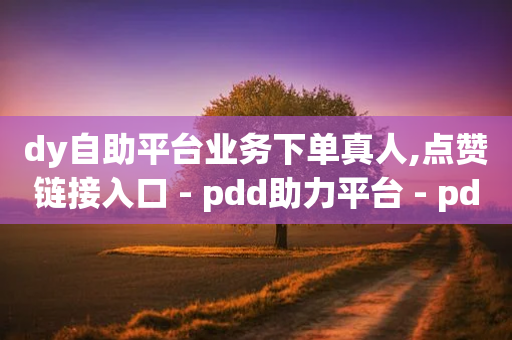 dy自助平台业务下单真人,点赞链接入口 - pdd助力平台 - pdd机器人助力有用吗