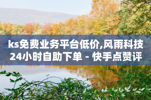 ks免费业务平台低价,风雨科技24小时自助下单 - 快手点赞评论24小时在线 - 快手1到120级消费明细表2024-第1张图片-靖非智能科技传媒