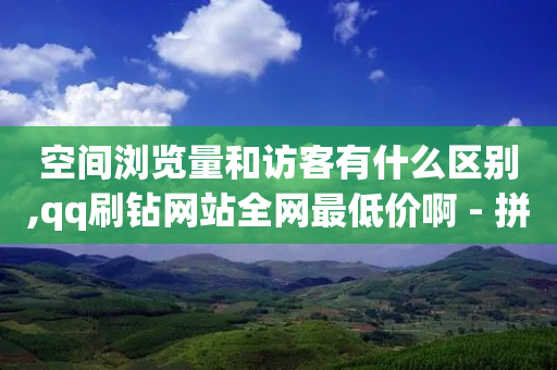 空间浏览量和访客有什么区别,qq刷钻网站全网最低价啊 - 拼多多专业助力 - pdd现金大转盘100元需要多少人