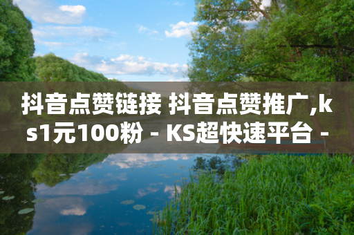 抖音点赞链接 抖音点赞推广,ks1元100粉 - KS超快速平台 - 快手业务网最低价