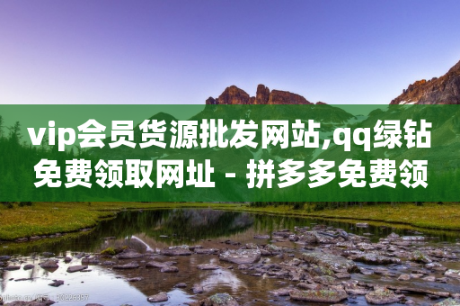 vip会员货源批发网站,qq绿钻免费领取网址 - 拼多多免费领商品助力 - 拼多多官方下载软件功能-第1张图片-靖非智能科技传媒