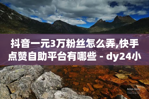 抖音一元3万粉丝怎么弄,快手点赞自助平台有哪些 - dy24小时在线下单平台 - 自助下单全网最便宜-第1张图片-靖非智能科技传媒