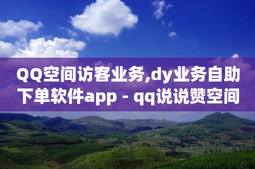 QQ空间访客业务,dy业务自助下单软件app - qq说说赞空间说说的网站 - 快手打call自助