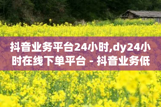 抖音业务平台24小时,dy24小时在线下单平台 - 抖音业务低价业务平台 - 快手业务全网最低价