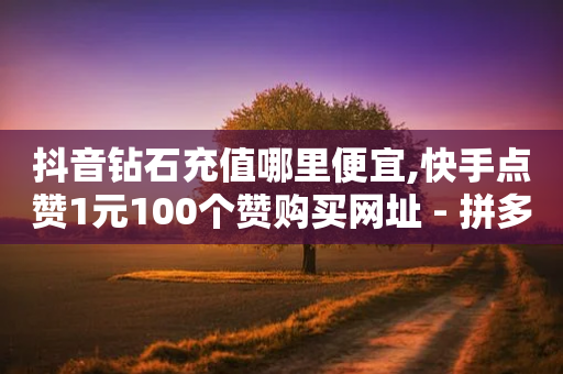 抖音钻石充值哪里便宜,快手点赞1元100个赞购买网址 - 拼多多真人助力 - 怎么拒绝给别人助力