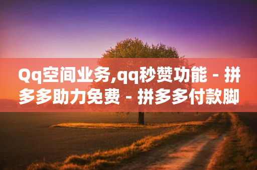 Qq空间业务,qq秒赞功能 - 拼多多助力免费 - 拼多多付款脚本