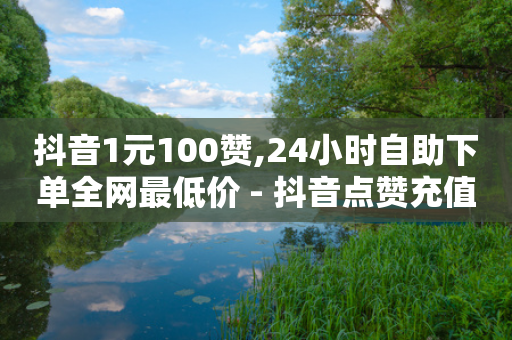 抖音1元100赞,24小时自助下单全网最低价 - 抖音点赞充值秒到账 - QQ买访客链接入口-第1张图片-靖非智能科技传媒