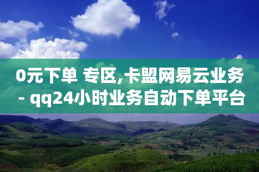 0元下单 专区,卡盟网易云业务 - qq24小时业务自动下单平台 - 低价刷qq空间访客量网站