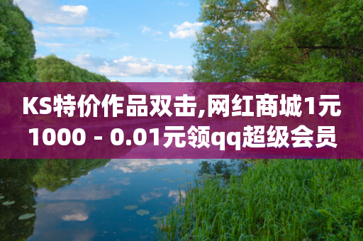 KS特价作品双击,网红商城1元1000 - 0.01元领qq超级会员1年 - 空间访问量50000免费