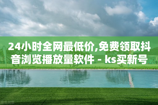 24小时全网最低价,免费领取抖音浏览播放量软件 - ks买新号 - 快手免费刷欢击