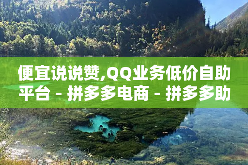 便宜说说赞,QQ业务低价自助平台 - 拼多多电商 - 拼多多助力兑换卡之后还有啥-第1张图片-靖非智能科技传媒