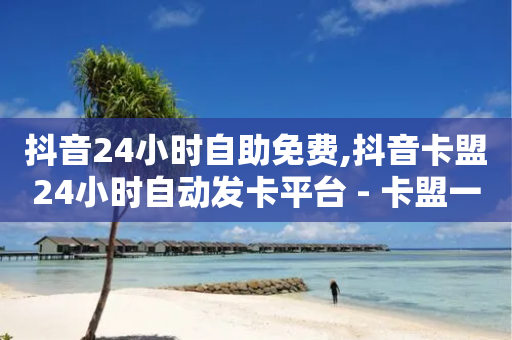 抖音24小时自助免费,抖音卡盟24小时自动发卡平台 - 卡盟一手货源网站 - 抖音低价下单网站