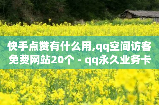 快手点赞有什么用,qq空间访客免费网站20个 - qq永久业务卡盟网站 - QQ空间卖点赞