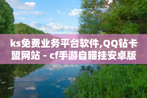 ks免费业务平台软件,QQ钻卡盟网站 - cf手游自瞄挂安卓版 - 今日头条账号买卖平台