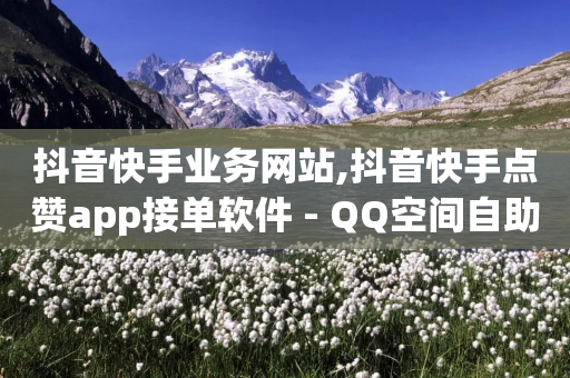 抖音快手业务网站,抖音快手点赞app接单软件 - QQ空间自助下单24小时平台 - 抖音平台充值入口-第1张图片-靖非智能科技传媒