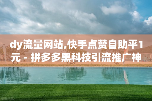 dy流量网站,快手点赞自助平1元 - 拼多多黑科技引流推广神器 - 拼多多免费领5件差1积分