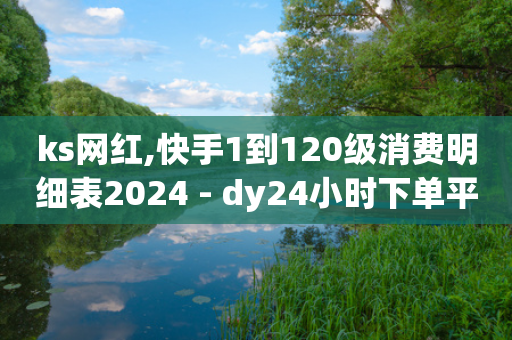 ks网红,快手1到120级消费明细表2024 - dy24小时下单平台 - 代刷超低价网