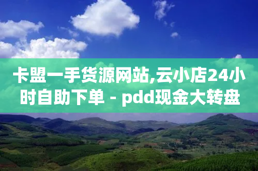 卡盟一手货源网站,云小店24小时自助下单 - pdd现金大转盘助力网站 - 拼多多助力在线网站-第1张图片-靖非智能科技传媒