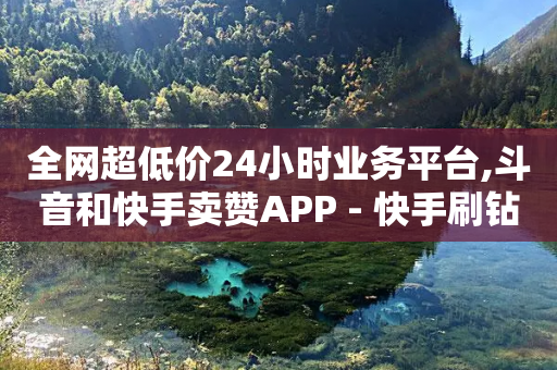 全网超低价24小时业务平台,斗音和快手卖赞APP - 快手刷钻网站全网最低价啊 - 抖音24小时自助免费