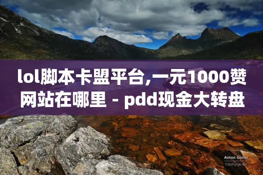 lol脚本卡盟平台,一元1000赞网站在哪里 - pdd现金大转盘助力网站 - 拼多多自动下单5毛脚本-第1张图片-靖非智能科技传媒