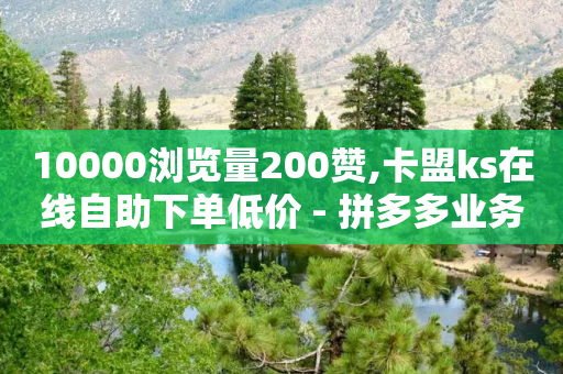 10000浏览量200赞,卡盟ks在线自助下单低价 - 拼多多业务网24小时自助下单 - 拼多多提现600元是不是真的