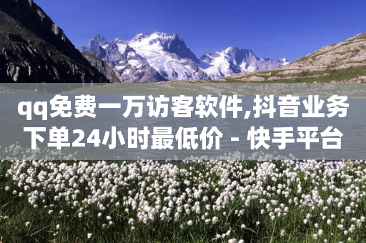 qq免费一万访客软件,抖音业务下单24小时最低价 - 快手平台业务网 - dy快手业务低价