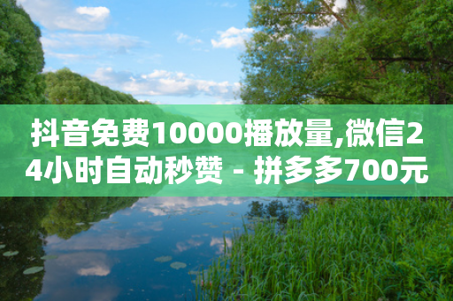 抖音免费10000播放量,微信24小时自动秒赞 - 拼多多700元助力到元宝了 - 拼多多001金币后面是什么-第1张图片-靖非智能科技传媒