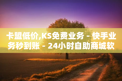 卡盟低价,KS免费业务 - 快手业务秒到账 - 24小时自助商城软件-第1张图片-靖非智能科技传媒