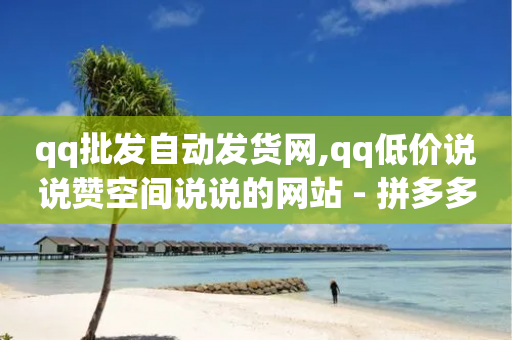 qq批发自动发货网,qq低价说说赞空间说说的网站 - 拼多多业务网24小时自助下单 - 拼多多任务详情