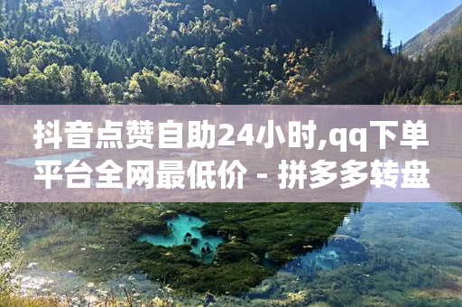 抖音点赞自助24小时,qq下单平台全网最低价 - 拼多多转盘刷次数网站免费 - 拼多多一天可以买多少单东西-第1张图片-靖非智能科技传媒