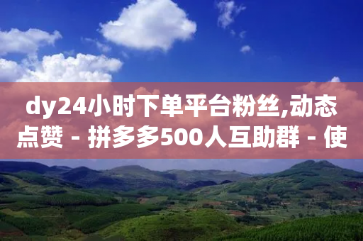 dy24小时下单平台粉丝,动态点赞 - 拼多多500人互助群 - 使用连点器会被拼多多发现吗-第1张图片-靖非智能科技传媒