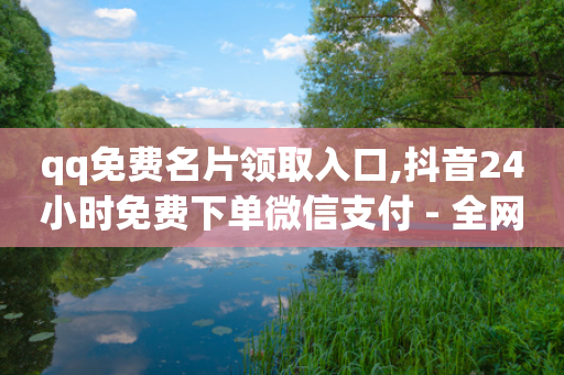 qq免费名片领取入口,抖音24小时免费下单微信支付 - 全网最低价24小时自助下单软件 - ks买站一块钱100个-第1张图片-靖非智能科技传媒