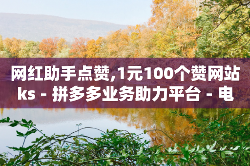 网红助手点赞,1元100个赞网站ks - 拼多多业务助力平台 - 电脑版拼多多可以助力吗