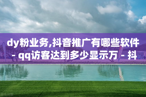 dy粉业务,抖音推广有哪些软件 - qq访客达到多少显示万 - 抖音最新引流到微信的方法-第1张图片-靖非智能科技传媒