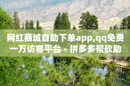 网红商城自助下单app,qq免费一万访客平台 - 拼多多帮砍助力网站 - 拼多多砍群二维码QQ