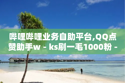 哔哩哔哩业务自助平台,QQ点赞助手w - ks刷一毛1000粉 - QQ支付平台买赞-第1张图片-靖非智能科技传媒