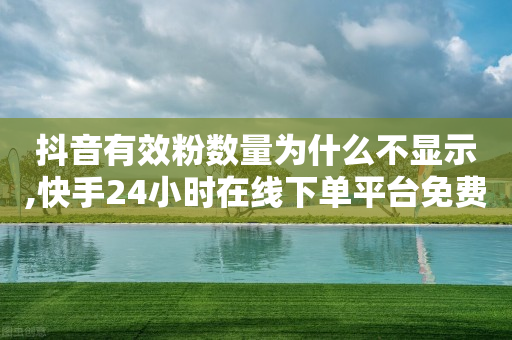 抖音有效粉数量为什么不显示,快手24小时在线下单平台免费 - 拼多多真人助力 - 拼多多刷助力的软件是真的吗-第1张图片-靖非智能科技传媒