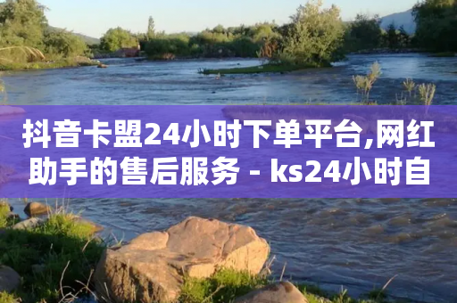 抖音卡盟24小时下单平台,网红助手的售后服务 - ks24小时自助服务平台 - 抖音点赞链接 抖音点赞推广-第1张图片-靖非智能科技传媒