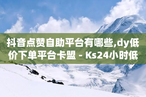 抖音点赞自助平台有哪些,dy低价下单平台卡盟 - Ks24小时低价秒单业务 - 快手打call自助平台有哪些