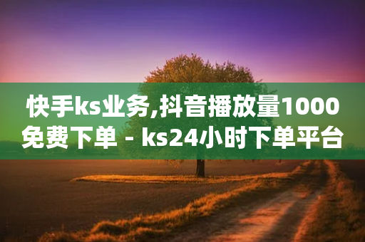 快手ks业务,抖音播放量1000免费下单 - ks24小时下单平台低价 - qq访客量增加网站-第1张图片-靖非智能科技传媒