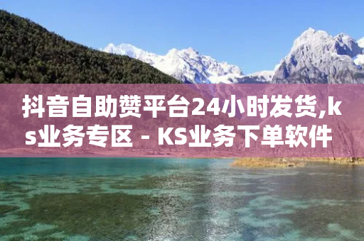 抖音自助赞平台24小时发货,ks业务专区 - KS业务下单软件 - ks免费业务平台软件-第1张图片-靖非智能科技传媒