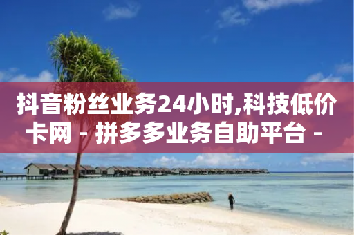 抖音粉丝业务24小时,科技低价卡网 - 拼多多业务自助平台 - 天天领现金下载安装-第1张图片-靖非智能科技传媒