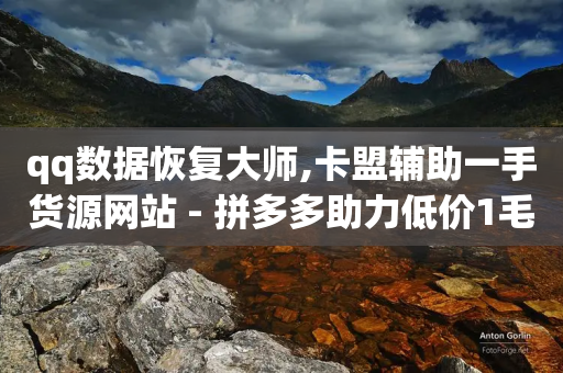 qq数据恢复大师,卡盟辅助一手货源网站 - 拼多多助力低价1毛钱10个 - 拼多多商家版APP下载-第1张图片-靖非智能科技传媒