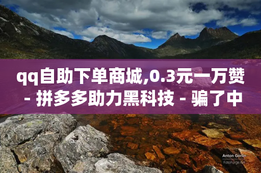 qq自助下单商城,0.3元一万赞 - 拼多多助力黑科技 - 骗了中介700元钱她起诉了