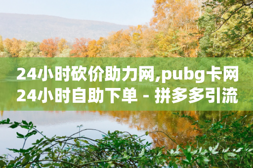 24小时砍价助力网,pubg卡网24小时自助下单 - 拼多多引流的最快方法是什么 - 快手点赞怎么不让别人看见?-第1张图片-靖非智能科技传媒